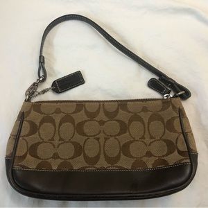 COACH Canvas and Leather Logo Handbag Purse